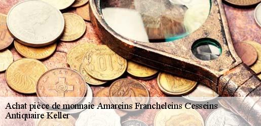 Achat pièce de monnaie  amareins-francheleins-cesseins-01090 Antiquaire Keller